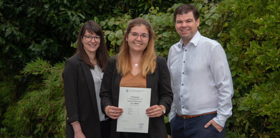 Gratulation zur bestandenen Prüfung!